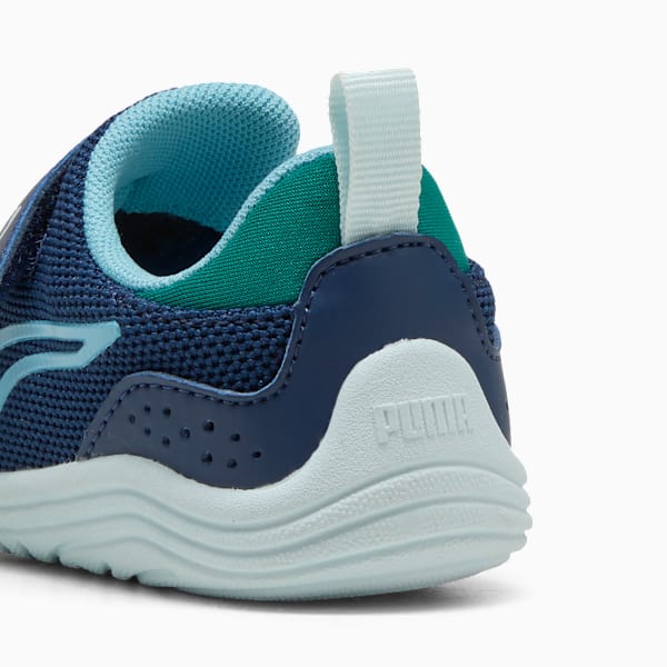 Kitten Mesh V Sneakers Toddlers, Persian Blue-Aqua-Wild Green, large-ZAF