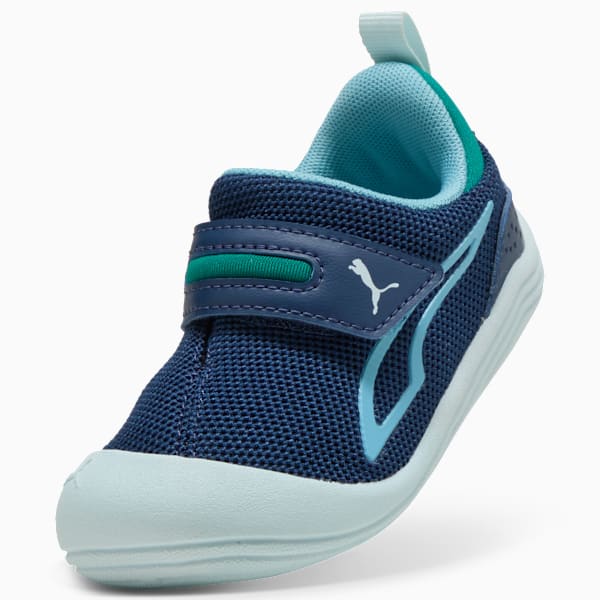Kitten Mesh V Sneakers Toddlers, Persian Blue-Aqua-Wild Green, large-ZAF