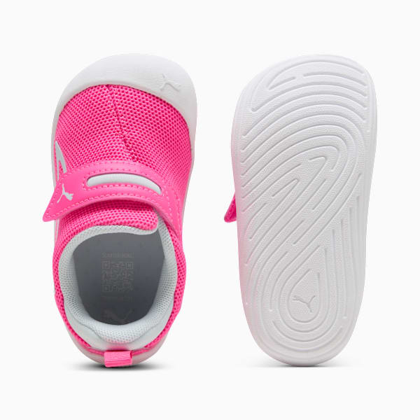 Kitten Mesh V Sneakers Toddlers, Fluro Pink Pes-Sea Glass, large-ZAF