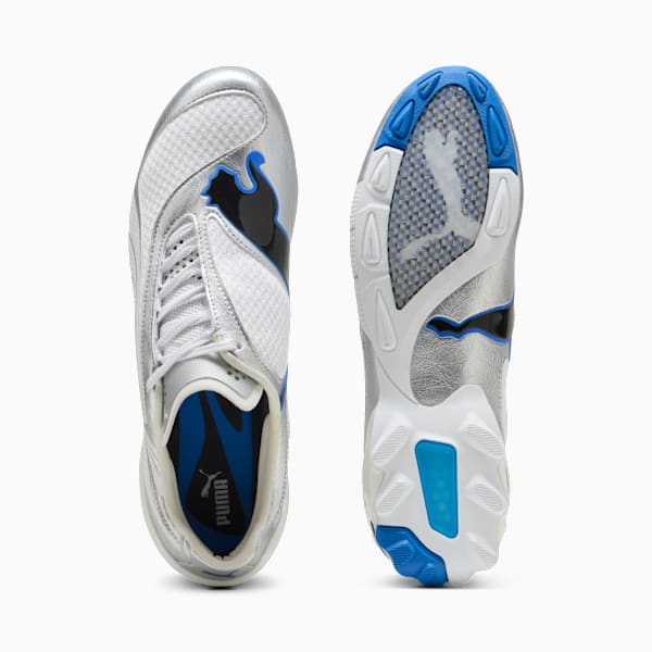 V-S1 Metallic Sneakers Unisex, PUMA White-PUMA Silver, large-ZAF