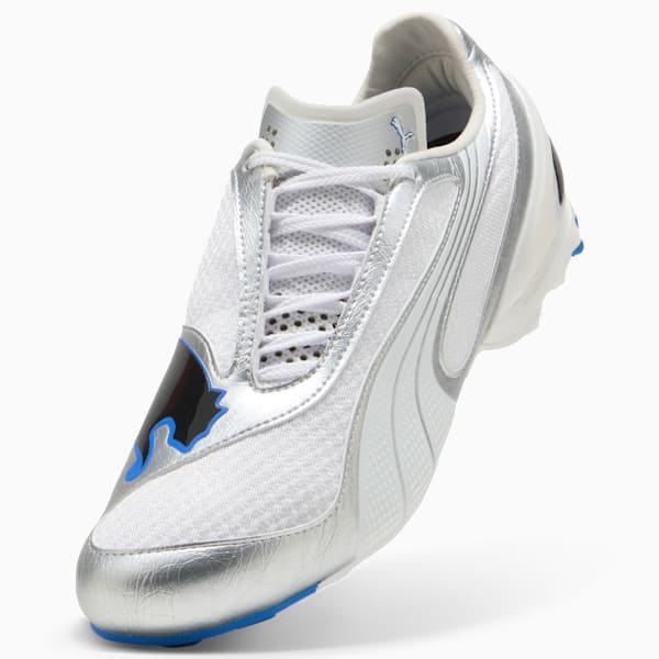 V-S1 Metallic Sneakers Unisex, PUMA White-PUMA Silver, large-ZAF