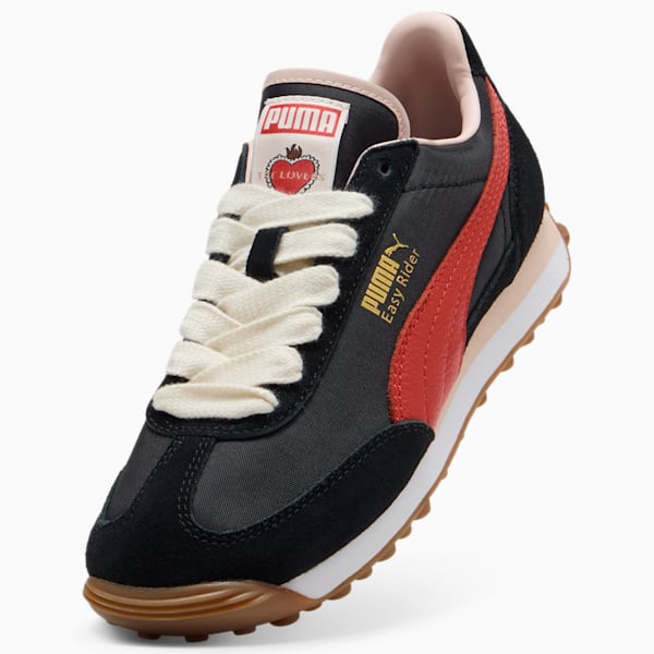 Easy Rider Lovers Sneakers Unisex, PUMA Black-Red Fire, large-ZAF