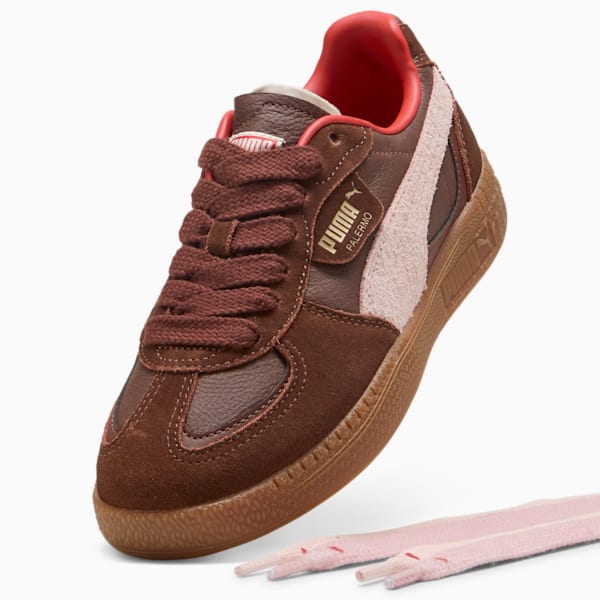 Palermo Moda Lovers Sneakers Women, Chocotart-Island Pink-Red Fire, large-ZAF