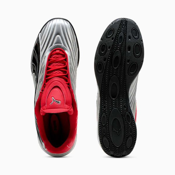 V-S2 Goalgetter Sneakers Unisex, PUMA Silver-For All Time Red, large-ZAF