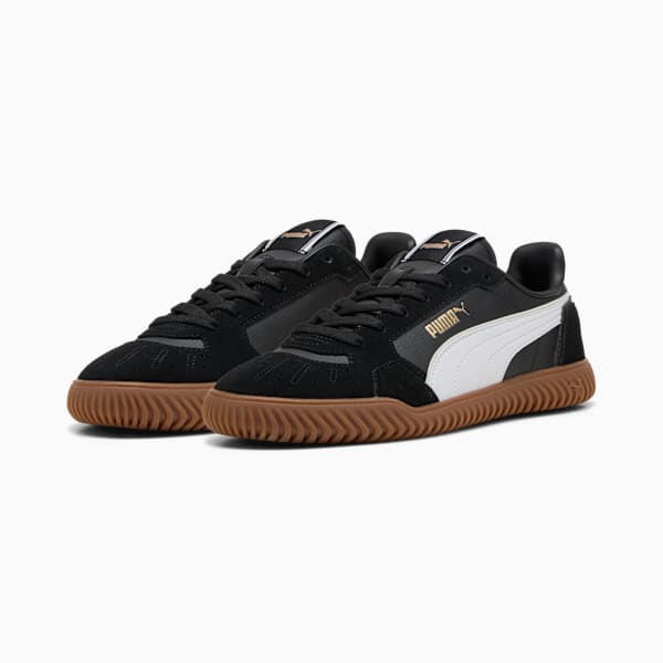 PUMA Club Super Kayzer Sneakers Unisex, PUMA Black-PUMA White-Gum, large-ZAF