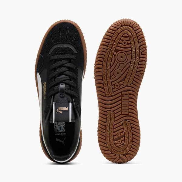 PUMA Club Super Kayzer Sneakers Unisex, PUMA Black-PUMA White-Gum, large-ZAF