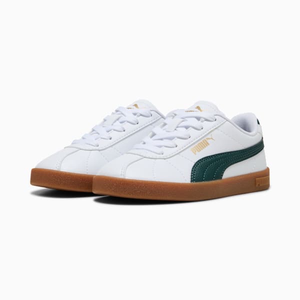 Puma Club II Sneakers Kids, PUMA White-Dark Myrtle, large-ZAF