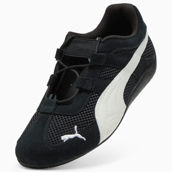 Speedcat Go Shoes Women, PUMA Black-PUMA White, large-MEX