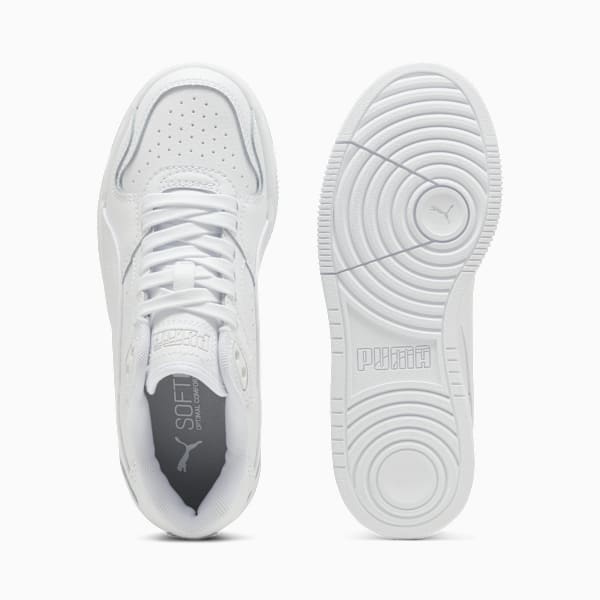 RBD Break Low Sneakers Youth, PUMA White-Cool Light Gray-PUMA Black, large-ZAF
