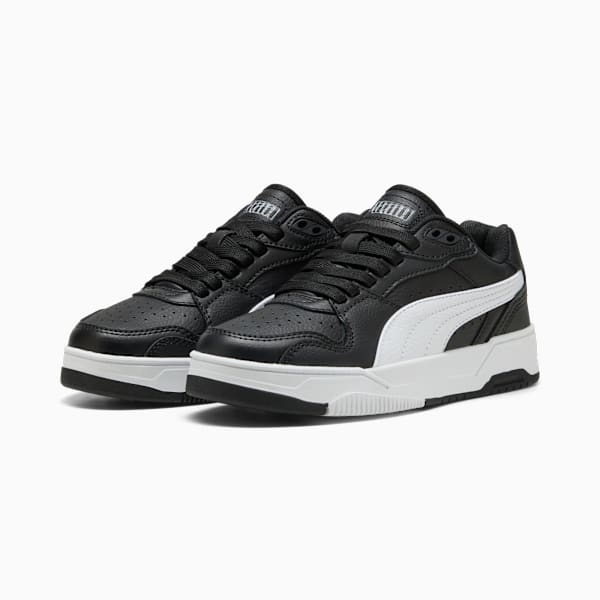 RBD Break Low Sneakers Youth, PUMA Black-PUMA White, large-ZAF