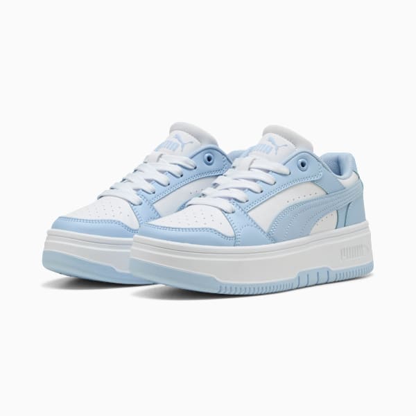 Rebound Femme Sneakers Youth, PUMA White-Haute Tropic, large-ZAF