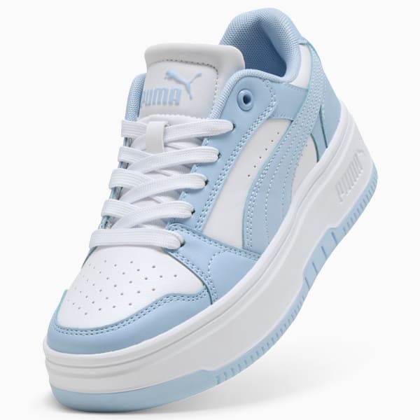 Rebound Femme Sneakers Youth, PUMA White-Haute Tropic, large-ZAF