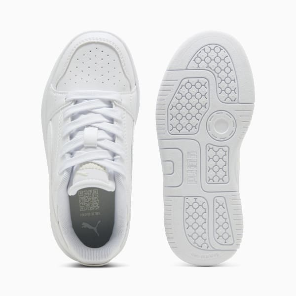 Rebound Femme Sneakers Kids, PUMA White-Vapor Gray, large-ZAF