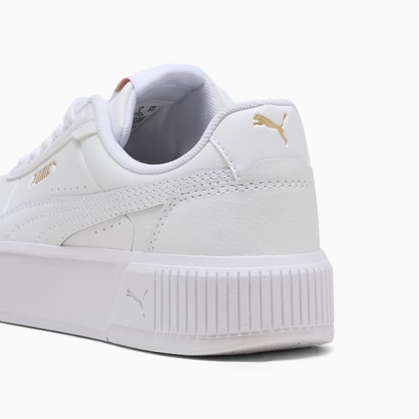 Carina Mia Sneakers Youth, PUMA White-PUMA Gold, large-ZAF