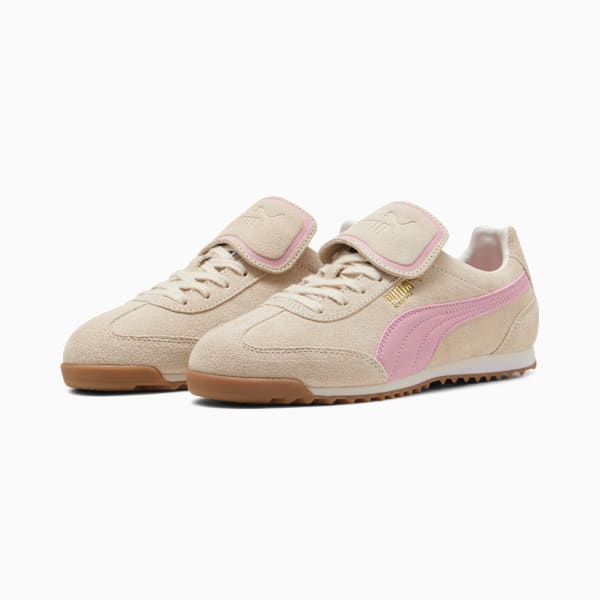 Arizona Premium Sneakers Unisex, Alpine Snow-Poised Pink-PUMA Gold, large-ZAF