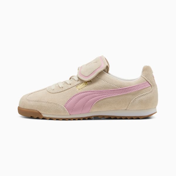 Arizona Premium Sneakers Unisex, Alpine Snow-Poised Pink-PUMA Gold, large-ZAF