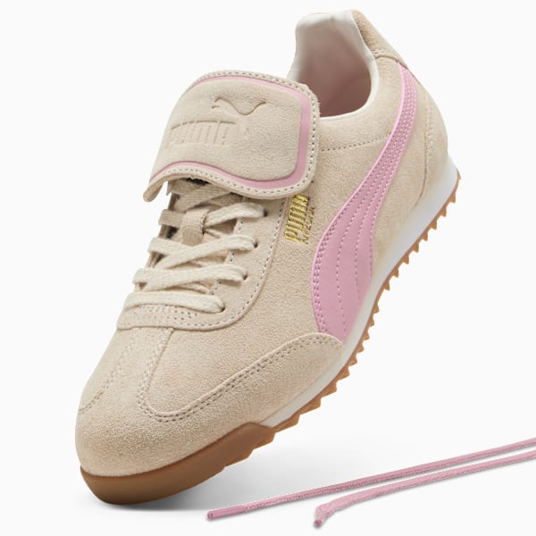 Arizona Premium Sneakers Unisex, Alpine Snow-Poised Pink-PUMA Gold, large-ZAF