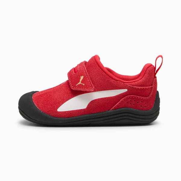 Kitten Premium Sneakers Toddlers, For All Time Red-PUMA White-PUMA Gold, large-ZAF