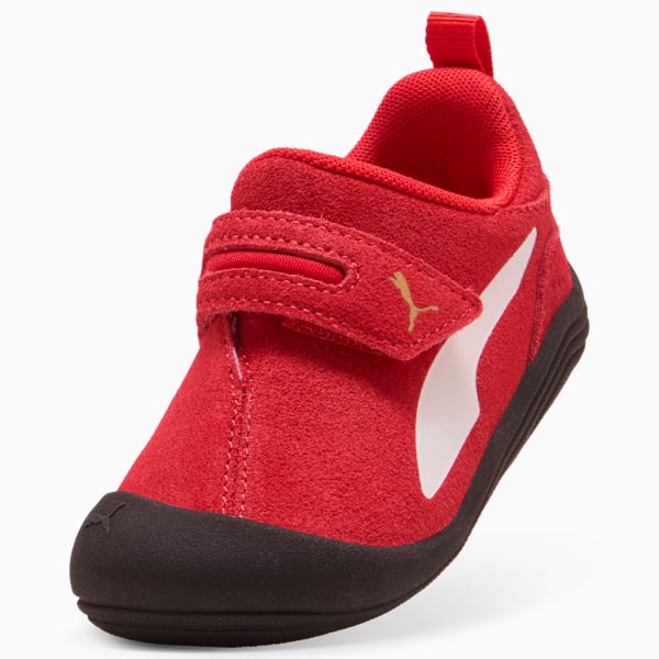 Kitten Premium Sneakers Toddlers, For All Time Red-PUMA White-PUMA Gold, large-ZAF