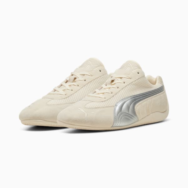 Speedcat Premium Sneakers Unisex, Frosted Ivory-Matte Silver, large-ZAF