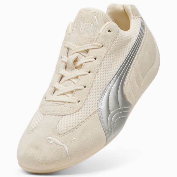 Speedcat Premium Sneakers Unisex, Frosted Ivory-Matte Silver, large-ZAF