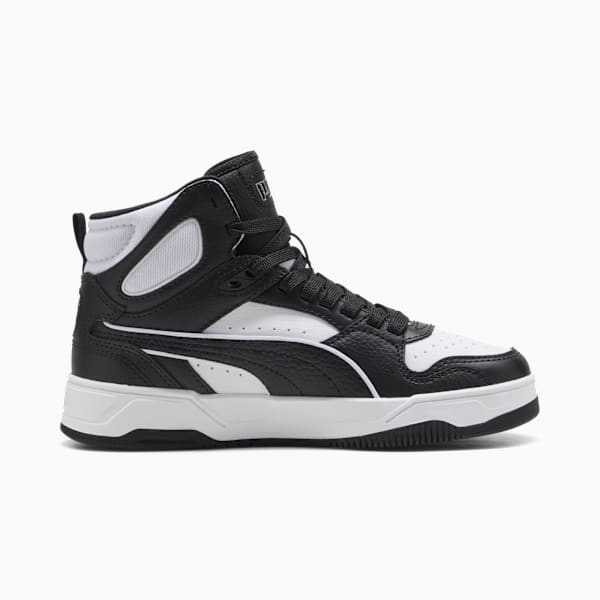 RBD Break Mid Sneakers Youth, PUMA Black-PUMA White, large-ZAF