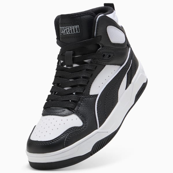 RBD Break Mid Sneakers Youth, PUMA Black-PUMA White, large-ZAF