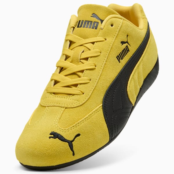 Speedcat Sneakers Unisex, Pelé Yellow-PUMA Black, large-ZAF