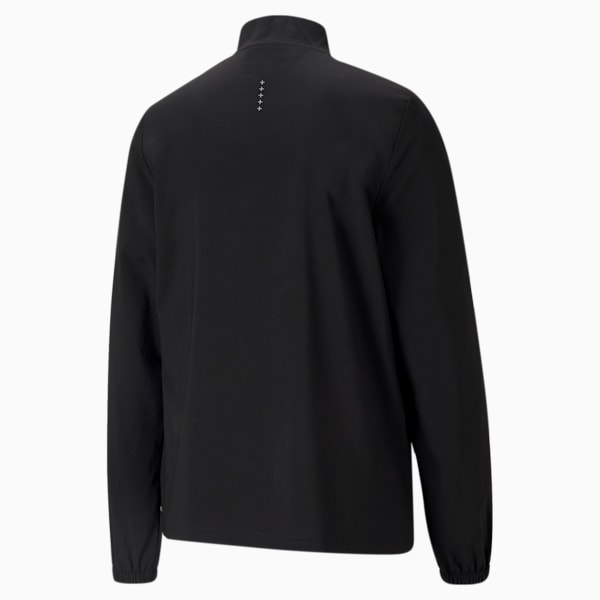 Campera de running de tejido plano Favourite para mujer, Puma Black, large-ARG