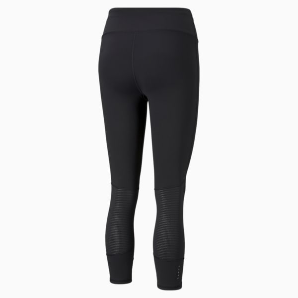 Favourite Women's 3/4 Running Leggings, Puma Black, large-ZAF