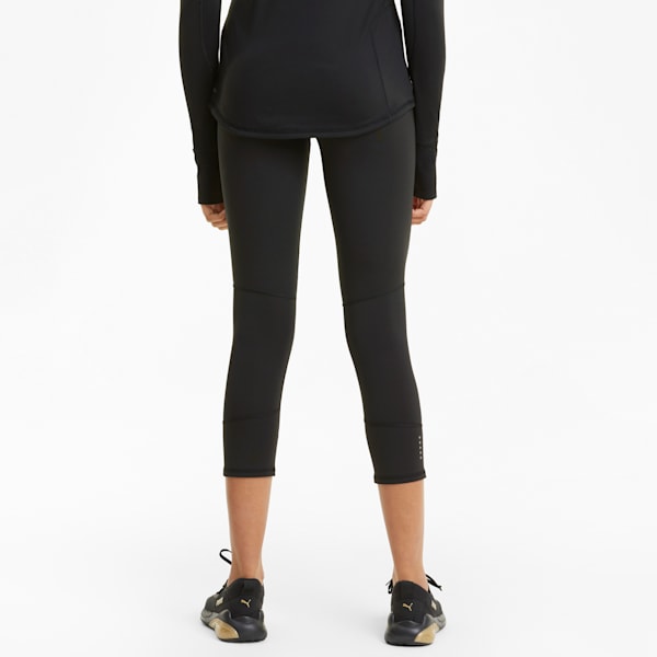 Favourite Women's 3/4 Running Leggings, Puma Black, large-ZAF