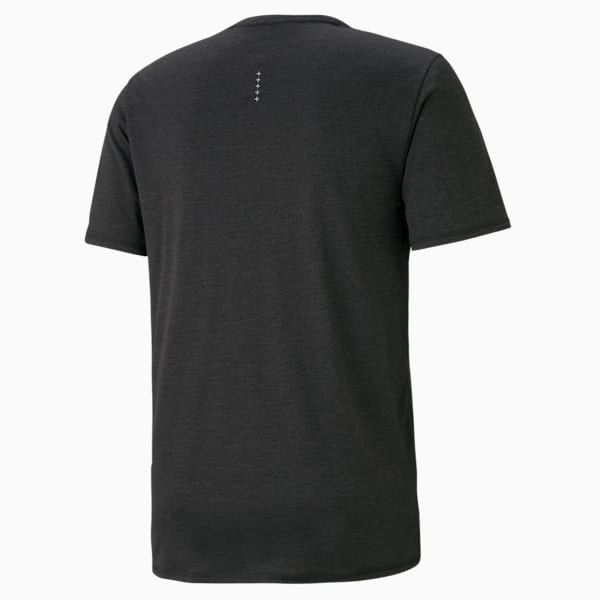 Favourite Heather Short Sleeve Men's Running Tee, Puma Black Heather, large-ZAF