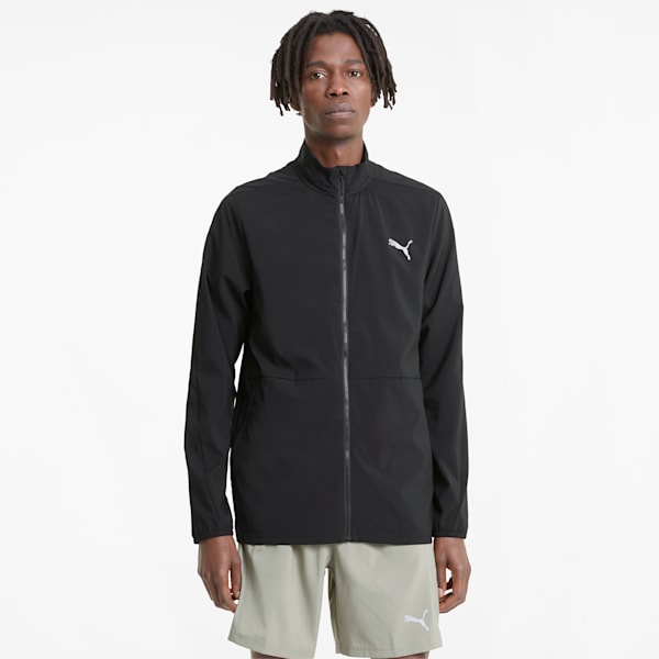 Favourite Woven Men's Running Jacket, Puma Black, large-ZAF