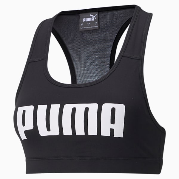 Top deportivo 4Keeps impacto medio. Copas no incluidas., Puma Black, large-MEX