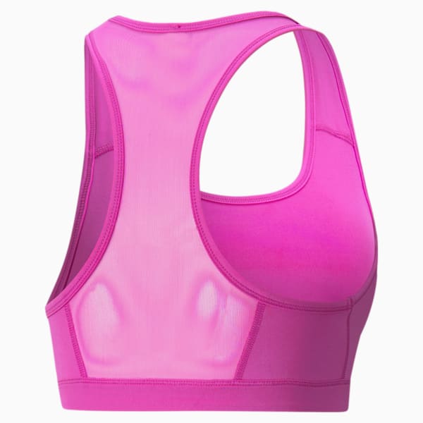 Mid Impact 4Keeps Training Bra, Deep Orchid-Puma Black-CAT, large-ZAF