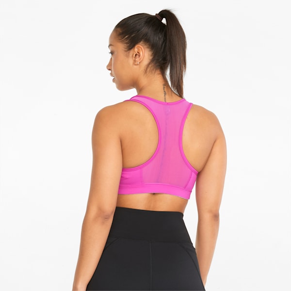 Mid Impact 4Keeps Training Bra, Deep Orchid-Puma Black-CAT, large-ZAF