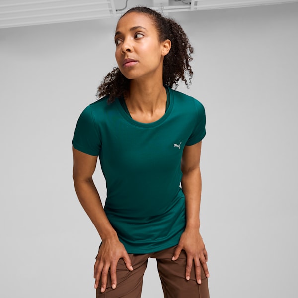 Performance Training Tee Women, Cold Green, large-ZAF