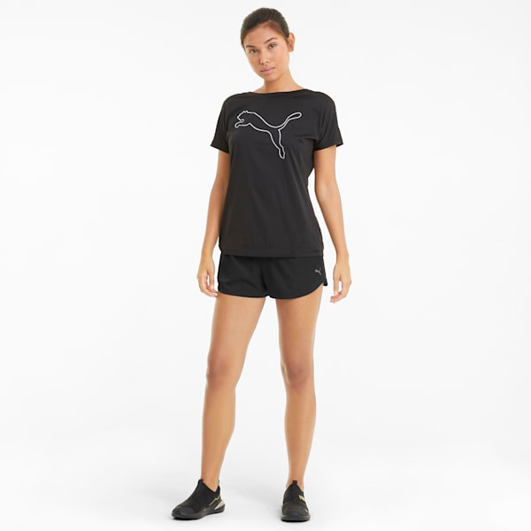 Performance Woven 3" Training Shorts Women, Puma Black, large-ZAF