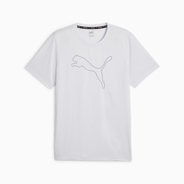 Performance Cat Training Tee Men, Silver Mist, large-ZAF