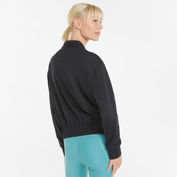 Fashion Luxe Cloudspun Women's Training Sweatshirt, Puma Black, large-ZAF