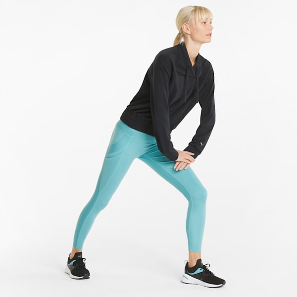 Fashion Luxe Cloudspun Women's Training Sweatshirt, Puma Black, large-ZAF