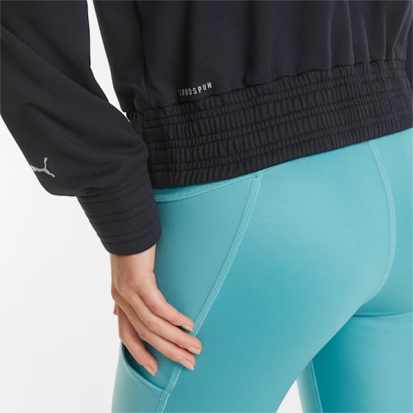 Fashion Luxe Cloudspun Women's Training Sweatshirt, Puma Black, large-ZAF