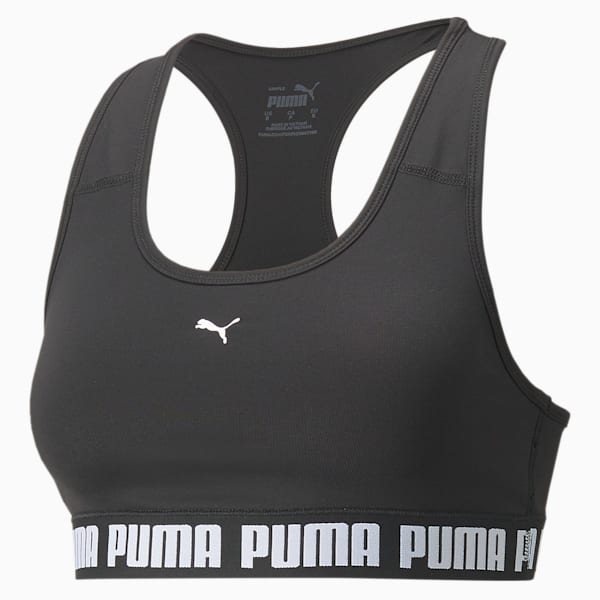 PUMA Strong Mid-Impact Training Bra, Puma Black, large-ZAF