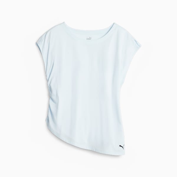 Studio Foundation Women's Training Tee, Icy Blue Heather, large-ZAF