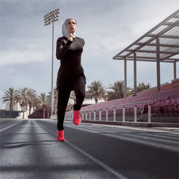 Modest Activewear Long Sleeve Training Tee Women, Puma Black, large-ZAF