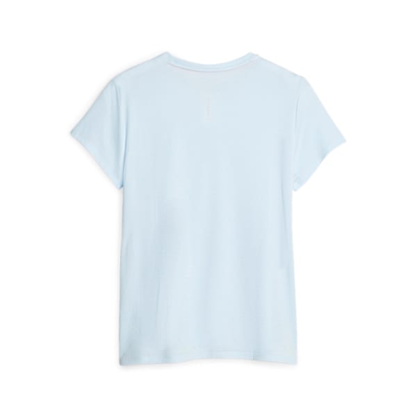 Remera Favourite jaspeada de running para mujer, Icy Blue Heather, large-ARG