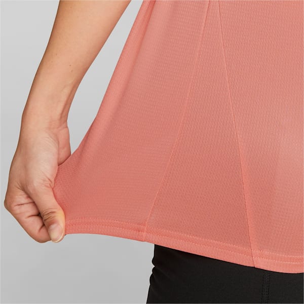 Remera Favourite jaspeada de running para mujer, Carnation Pink, large-ARG
