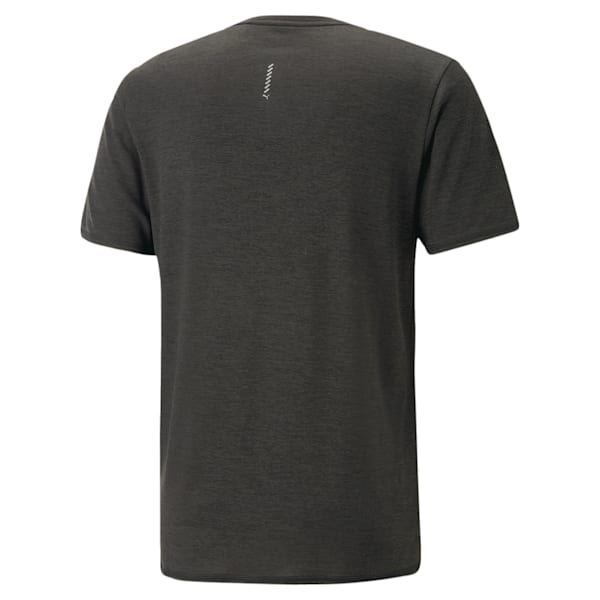 Remera de running de manga corta para hombre Favourite Heather, Puma Black Heather, large-ARG