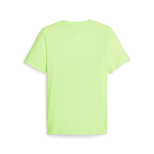 Remera de running de manga corta para hombre Favourite Heather, Speed Green Heather, large-ARG