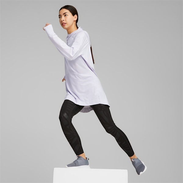 Modest Activewear Training Hoodie Women, Spring Lavender, large-ZAF